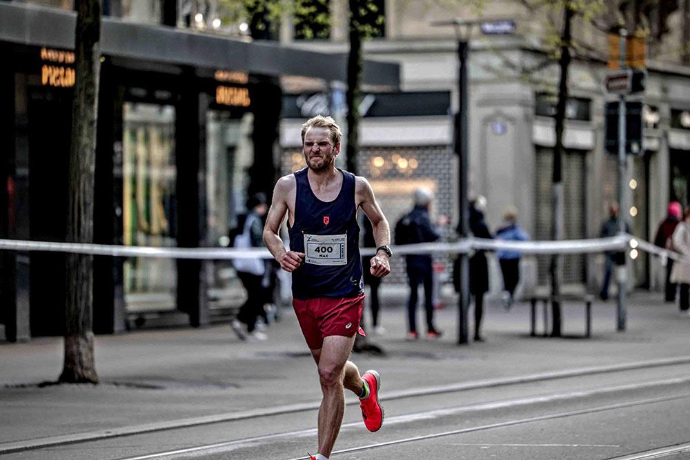 Max Krautwig beim Zürich Marathon 2022